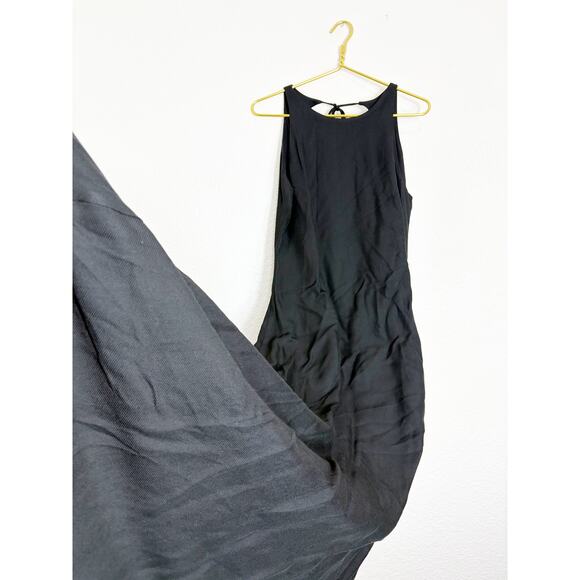 NWT BONDI Born Ophelia Maxi Dress Size Large Black Open Back Aline - Picture 9 of 12